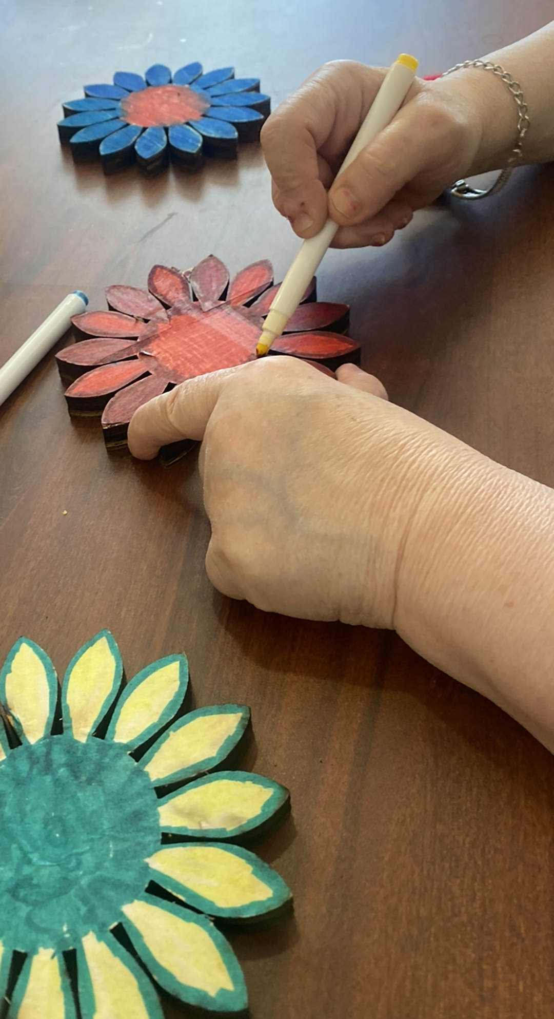 Look at the Talent . . Wooden Flower Craft 4