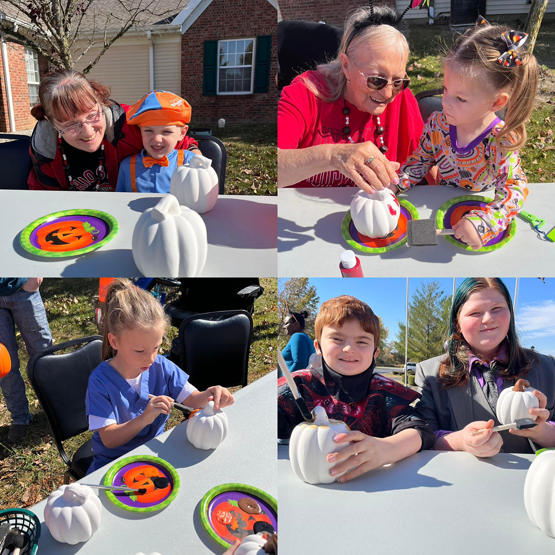 Halloween Bash- Painting Pumpkins