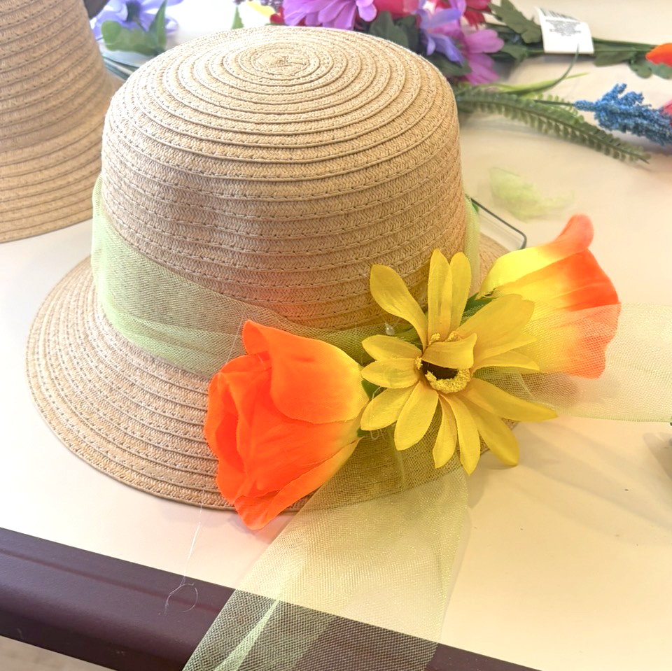 Working on our Kentucky Hats -1