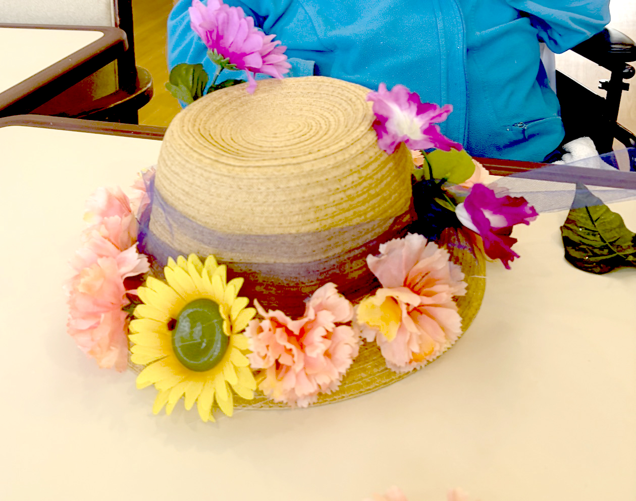 Working on our Kentucky Hats -4