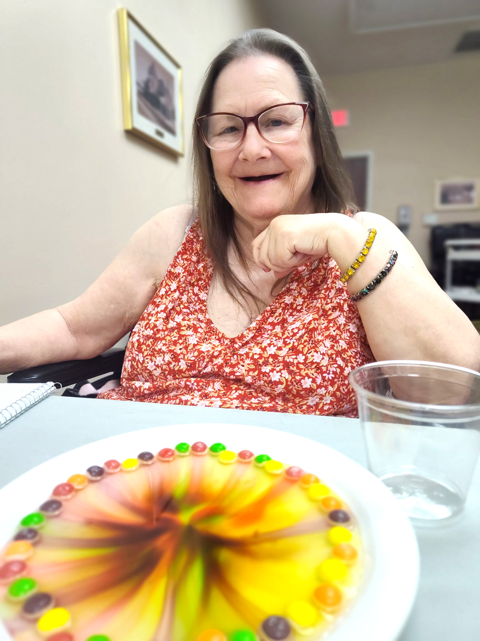 Science class at Liberty "Skittle" experiment!-7