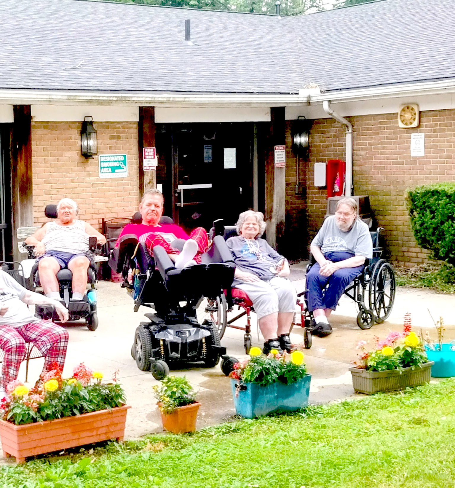 Enjoying the Beautiful Patio Flowers - Thank you Alta Greenhouse! -2