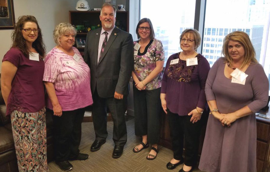 Flooding the Statehouse with Purple