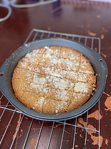 Baking Shortbread Cookies