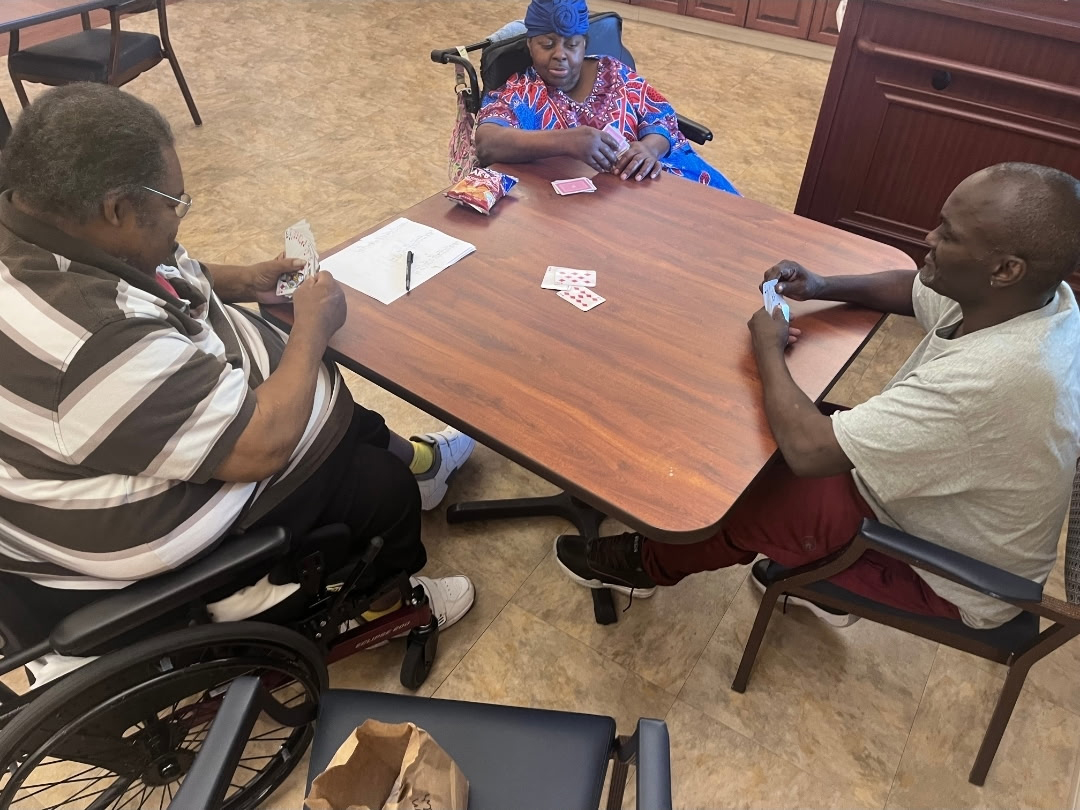 Card Game at Liberty