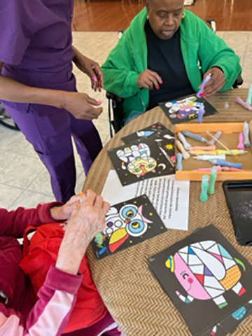 Sand Art with Friends